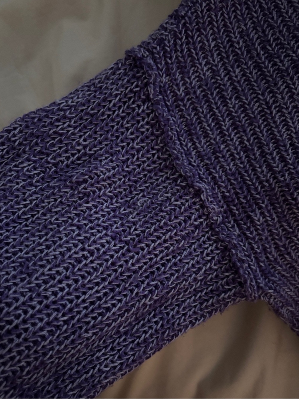 Wild Fable Purple Marled Knit Sweater - Picture 5 of 5